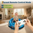 thumbnail image 5 of Eastvita 12V Kids Electric Bumper Car, Remote, 360 Spin, 2 Speed, Music, Safety Belt, 5 of 7