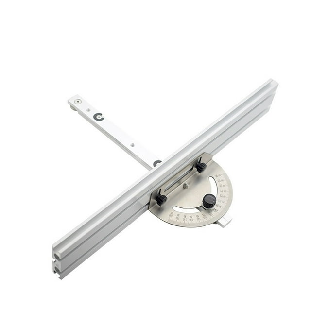 Woodworking Router Miter Gauge Table Sawing Assembly Ruler With T-track For Table Saw Router DIY Carpentry Tools ,Woodworking Protractor