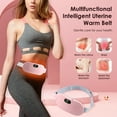 thumbnail image 3 of Electric Heating Pad, Portable Cordless Menstrual Heating Pad with 3 Heat Levels and 4 Massage Modes, Fast Large Heating Belly Wrap Belt Pink Relief Gifts for Women Girls Her, 3 of 9