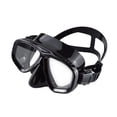 thumbnail image 4 of Máscara de buceo panorámica de amplio campo de visión, equipo de respiración para snorkel, gafas de natación para deportes acuáticos, buceo y . Negro, 4 of 8