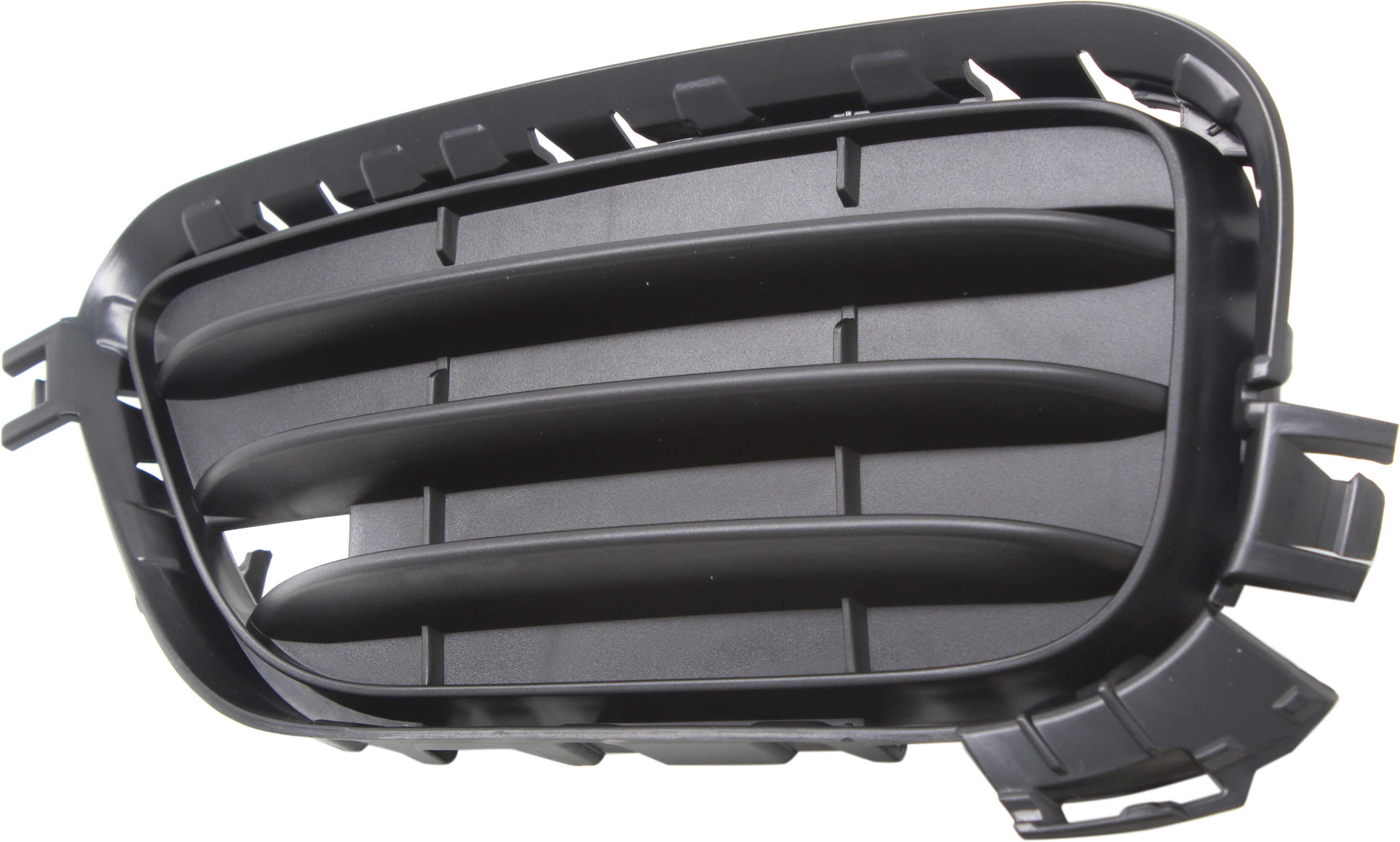 Bumper Grille Compatible With 2015-2017 BMW X3 Front, Left Driver Side, Outer Black