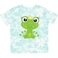 thumbnail image 3 of Inktastic Cute Frog, Green Frog, Frog Princess, Crown Girls Toddler T-Shirt, 3 of 5