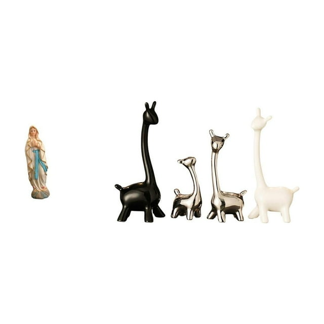 Estatua de resina, figura de María, adorno religioso, escultura de ciervo, estatua de jirafa de cerámica, ideal para sala de estar, oficina