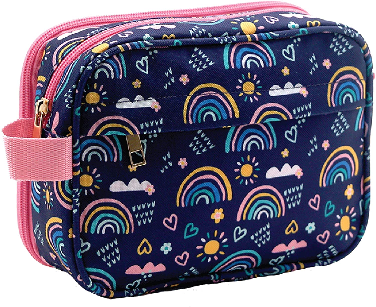 OMG ORGANIZE MY GEAR 3 ZIP MultiPurpose Pencil Pen School Supplies