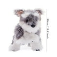 thumbnail image 2 of Plush Toys For Girls, Cartoon Simulation Schnauzer Plush Toy, 12/18 Inch Puppy Stuffed Doll - Comforting Stuffed Animal For Kids - Children's Companion, Girl's Birthday Gift, 2 of 5