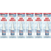 NeilMed Nasoge Drug-Free Salinel Drip Free Dry Nose Gel, 1oz, 6-Pack