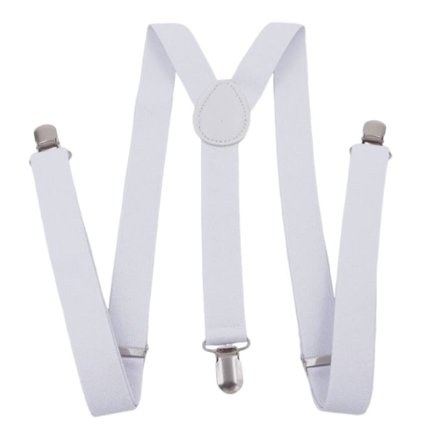 HLONK Liquidation! Bretelles pour Hommes Adultes Bretelles Rouges pour Hommes Bretelles Réglables Élastiques en Y Clips Forts Rouges