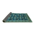 thumbnail image 2 of Ahgly Company Indoor Rectangle Oriental Turquoise Blue Industrial Area Rugs, 3' x 5', 2 of 4