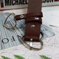 thumbnail image 4 of JANDEL Heart Ring Imitation Leather Wild Ladies Belt Women's Wide PU Simulated Leather Belt, 4 of 16