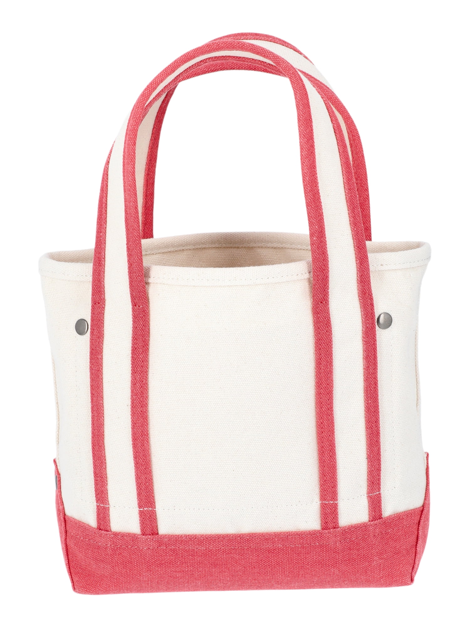 No Boundaries Women's Canvas Mini Tote, Red Strawberry, Women’s