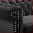 thumbnail image 6 of Classic Chesterfield 3-Seater Plush Sofa with Deep Tufting & Nail Heads for Living Room, 6 of 12