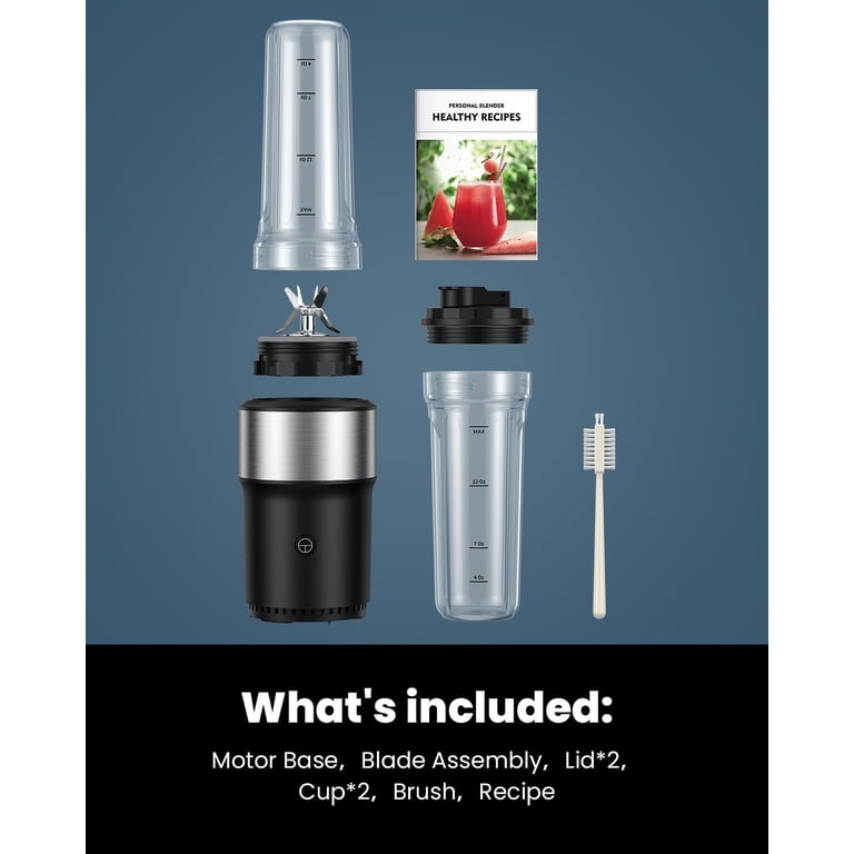 Shardor 900W Personal Smoothie Blender with 2 To-Go Cups photo 4