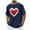 Navy, variant on hotojiny Men's Shirts Fashion Heart Short Sleeve Tshirt Summer Casual Crew Neck Tops Valentine's Day T Shirts for Man
