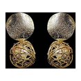 thumbnail image 3 of Aoanydony Women Geometrical Figure Metal Ball Drop Pearl Filled Earrings Girlish Eardrop Ear Decoration Jewelry Fashion Dangle Earrings, 3 of 6