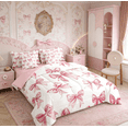 thumbnail image 3 of Erosebridal Kawaii Bowknot Girls Bed In A Bag With Sheets Dreamy Princess Style Twin Comforter Set 7 Piece Teen Women, Cute Bow Bedding Set Pink Bow Tie Bed Set Bedroom Decor, 3 of 8