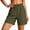 Army Green, variant on JYnXIANTI Shorts for Women Lightweight Elastic Waist Zipper Pockets Shorts Quick Dry Workout Athletic Shorts Summer Outfits
