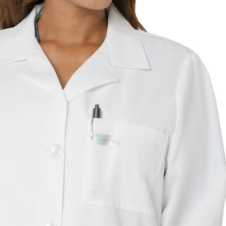 Landau Relaxed Fit 3 Pocket 4 Button Full Length Lab Coat for