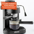 Imusa 4 Cup Capacity Electric Espresso/Cappuccino Maker 800 Watts Black, New