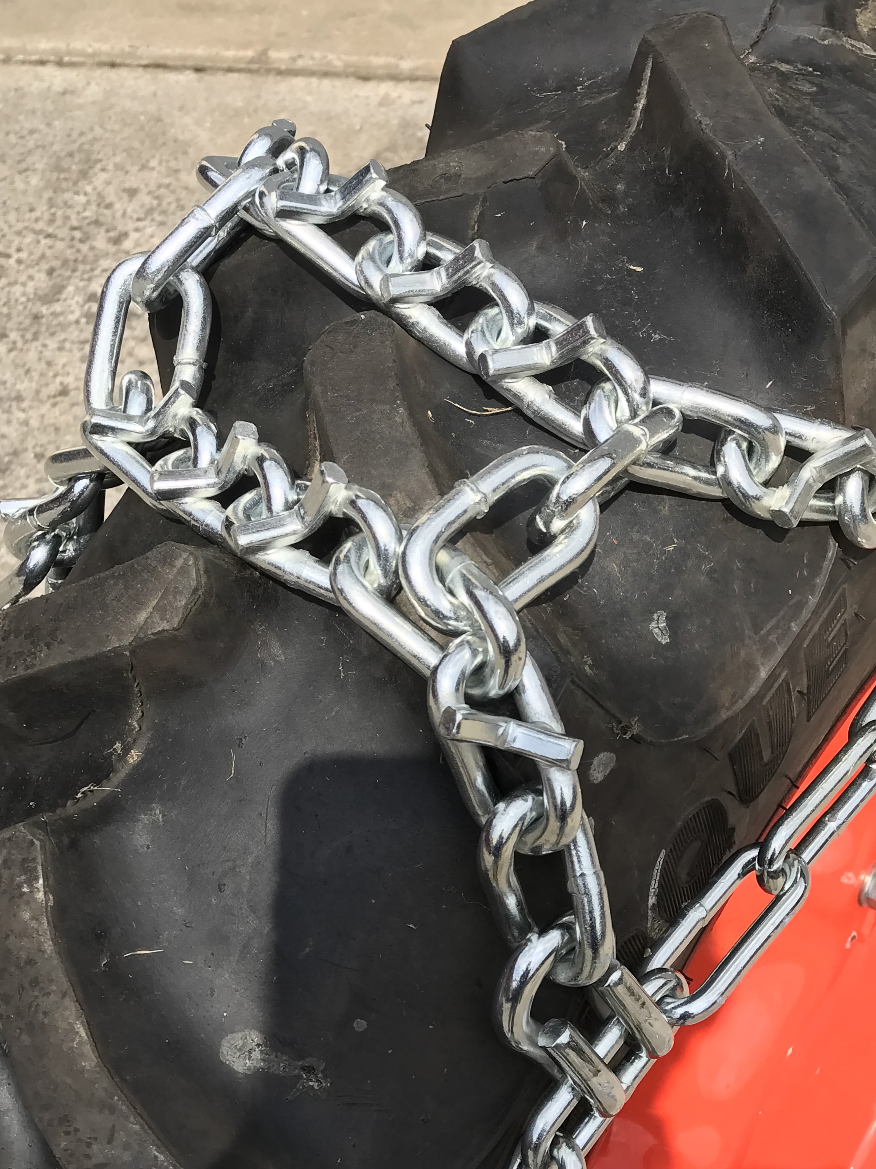 355 80 20 Duo Grip Tractor Tire Chains Set of 2 TireChain.com 355//80R20