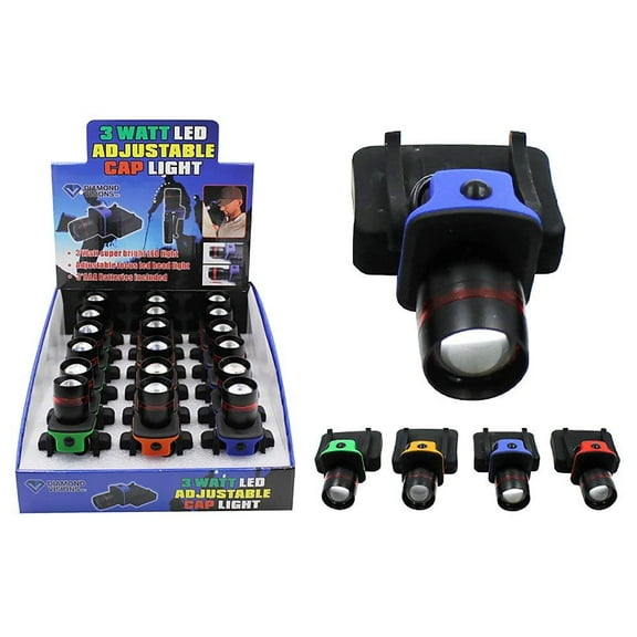 Diamond Visions 08-1638 3 Watt Adjustable LED Utility Light Cap Light in Assorted Colors 1 Light