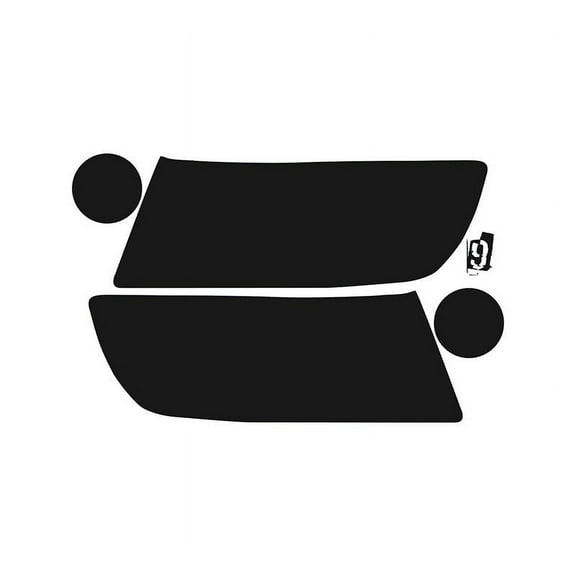 Subject 9 - Fits: Jeep Grand Cherokee Pre-Cut Vinyl Overlay Tint Headlight Covers Plus (2011 2012 2013) DARK