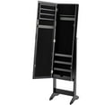 thumbnail image 5 of Gymax Vanity Mirror Tilting Jewelry Cabinet Organizer Storage Box Black, 5 of 10