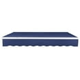 thumbnail image 3 of Awntech 14' x 10' Maui Manual Manual Patio Retractable Awning Acrylic Fabric, Navy, 3 of 7