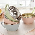 thumbnail image 2 of Stainless Steel Bowl With Handle Food Container Kitchen Tableware Enduring, 2 of 11