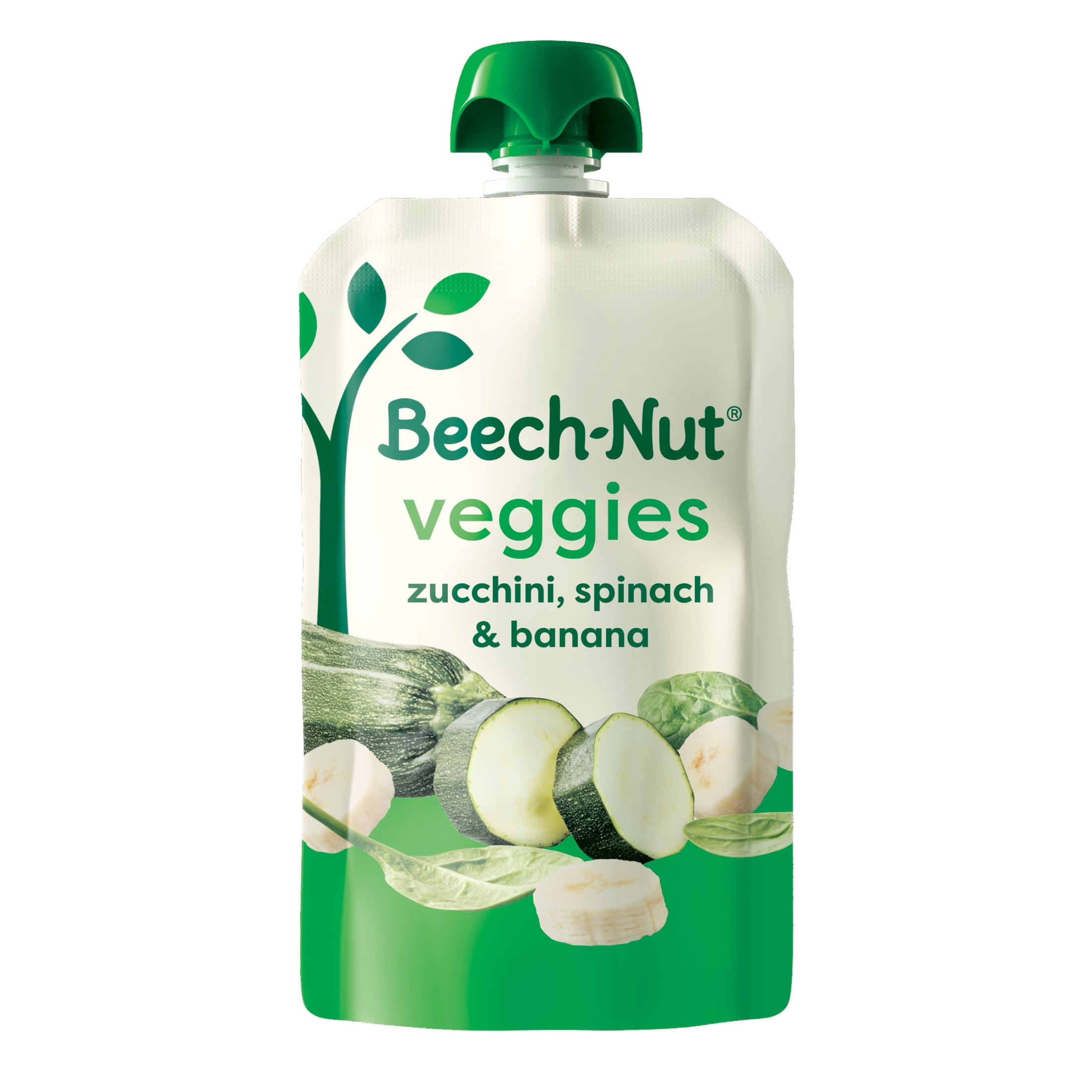 Beech-Nut Veggies Stage Baby Food, Zucchini Spinach Banana