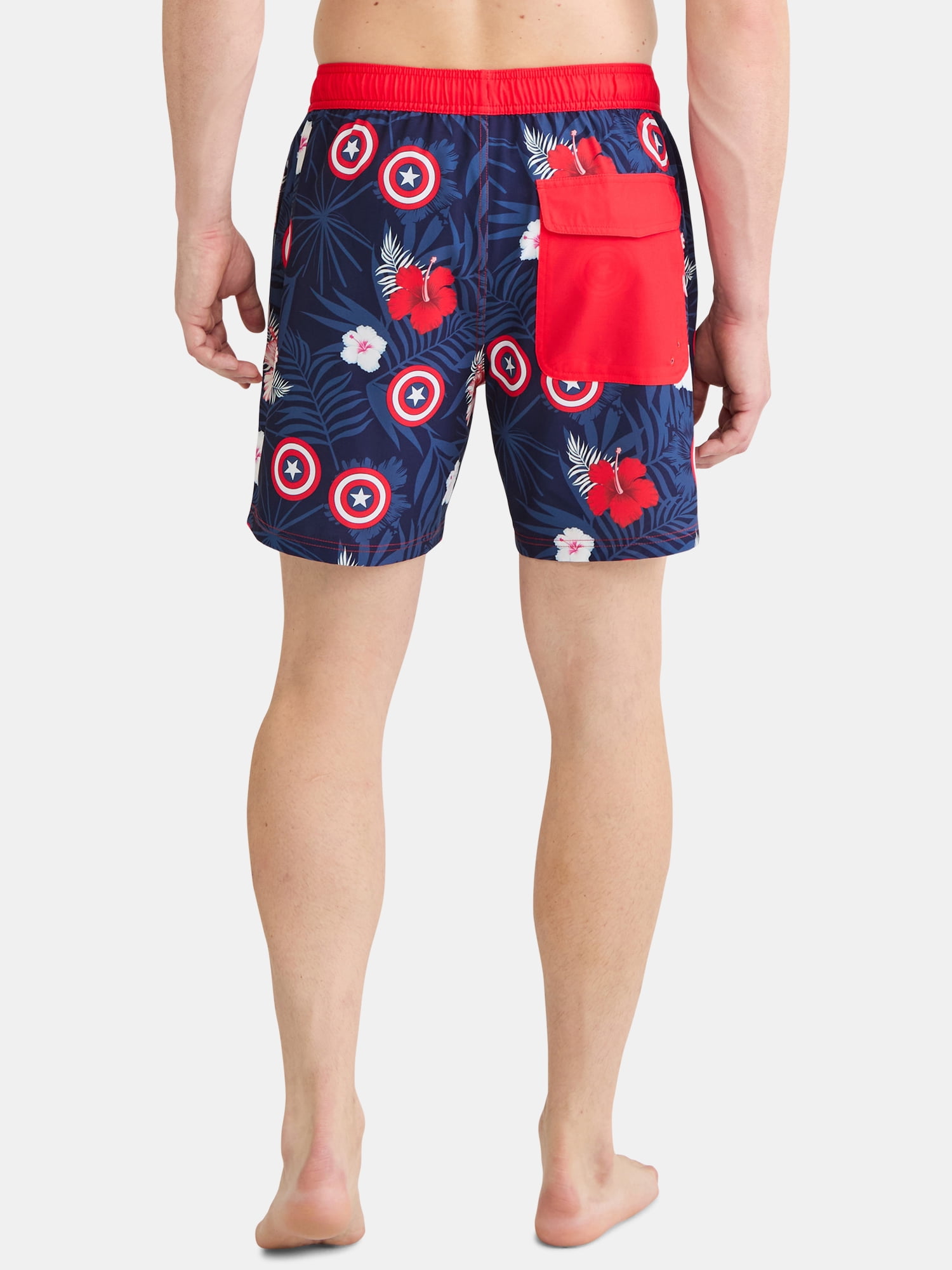 License Men’s & Big Men's Graphic Swim Shorts, Sizes S-3XL