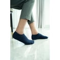 thumbnail image 4 of RATIVE Cushion Invisible Cotton No Show Low Cut Socks for Unisex Men Women (Small,6-pairs/2navy+2grey+2white), 4 of 5