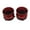 black base-Red, variant on Aluminum Cup 2PCS 1pair 10 inch Opener for Studer ReVox 10 inch Opener Universal Loading Device A pair