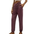 thumbnail image 2 of SUNSIOM Pantalon de Pyjama pour Femmes Doux et Confortable Taille Haute avec Poches Bas de Pyjama Extensible, 2 of 5