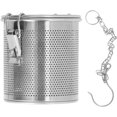 thumbnail image 4 of Bolsa de Condimentos de Acero Inoxidable Infusor de té Filtro de Especias Multiusos Colador de Condimentos, Colador de Condimentos de Especias para Sopa de Salsa Sabor Especias (0.7L), 4 of 4
