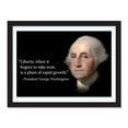 thumbnail image 2 of George Washington Poster Motivational Quote XLarge (Liberty, when it begins to take root, is a plant of rapid growth.)Young N Refined, 2 of 3