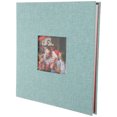 thumbnail image 1 of Self-adhesive Film Photo Album Linen Cover DIY Memory Photo Album Photo Book, 1 of 9