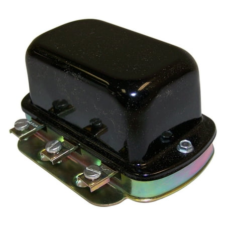 Black Power Regulator - Crown Automotive J0923131 CASJ0923131 45-49 CJ-2A/48-53 CJ-3A/53-56 CJ-3B/55-56 CJ-5/CJ-6 VOLTAGE REGULATOR