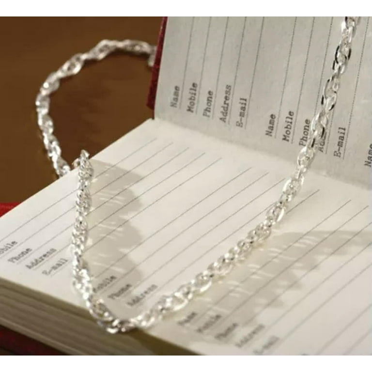 K-KED New Arrival Pure S999 Sterling Silver Chain Lucky Men Women
