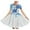 E Multicolor, variant on Fjofpr Girls Dresses $ 5.00 Girls Short Sleeve Stretchy Dress Easter Short Sleeve Round Neck Dress Dance Skirt For Kids（4-14Years）