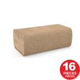 thumbnail image 1 of Cascades PRO Singlefold Paper Towel, 250 Sheets, Natural, 16/Pack, 1 of 2