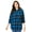 Bright Cobalt Buffalo Plaid, variant on Plus Size Classic Flannel Shirt