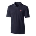 thumbnail image 2 of Men's Cutter & Buck  Navy Louisville Bats Big & Tall DryTec Forge Stretch Polo, 2 of 3