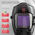 thumbnail image 2 of Casco de Soldadura YESWELDER con Lente Hemisférica y Oscurecimiento Automático, 2 of 7