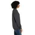 thumbnail image 2 of Hanes Unisex Garment Dyed Fleece Sweatshirt New Railroad Gray 2XL, 2 of 8