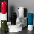 thumbnail image 1 of Vaidha Tasse à Café en Acier Inoxydable 510 ml Isolation Thermique et Couvercle Étanche Réutilisable, 1 of 6