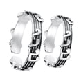 thumbnail image 4 of IFANLANDOR 2Ud Anillos De Musical Abiertos De Cobre Para Diaria En Color Negro, 4 of 7
