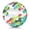 White-4, variant on Round Meditation Cushion, 22" Dutch Velvet Floor Pillow with PP Cotton Filling for Yoga, Zen, Reading, and Floor Seating, Colorful Bricks & Pop