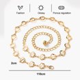 thumbnail image 2 of Cadena de cintura con borlas, cinturón, cadena para el cuerpo y el vientre para vestido, accesorios para mujeres y niñas, aproximadamente 105 cm, dorado, 2 of 5