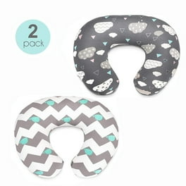 Boppy Nursing Pillow Cover Original Gray Gold Giraffes Cotton Blend Awake Time Only Walmart