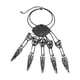 thumbnail image 1 of Exagere l clavo de cinco dedos, la mano de moda de  de la joyería Negro Fernando pulsera, 1 of 8